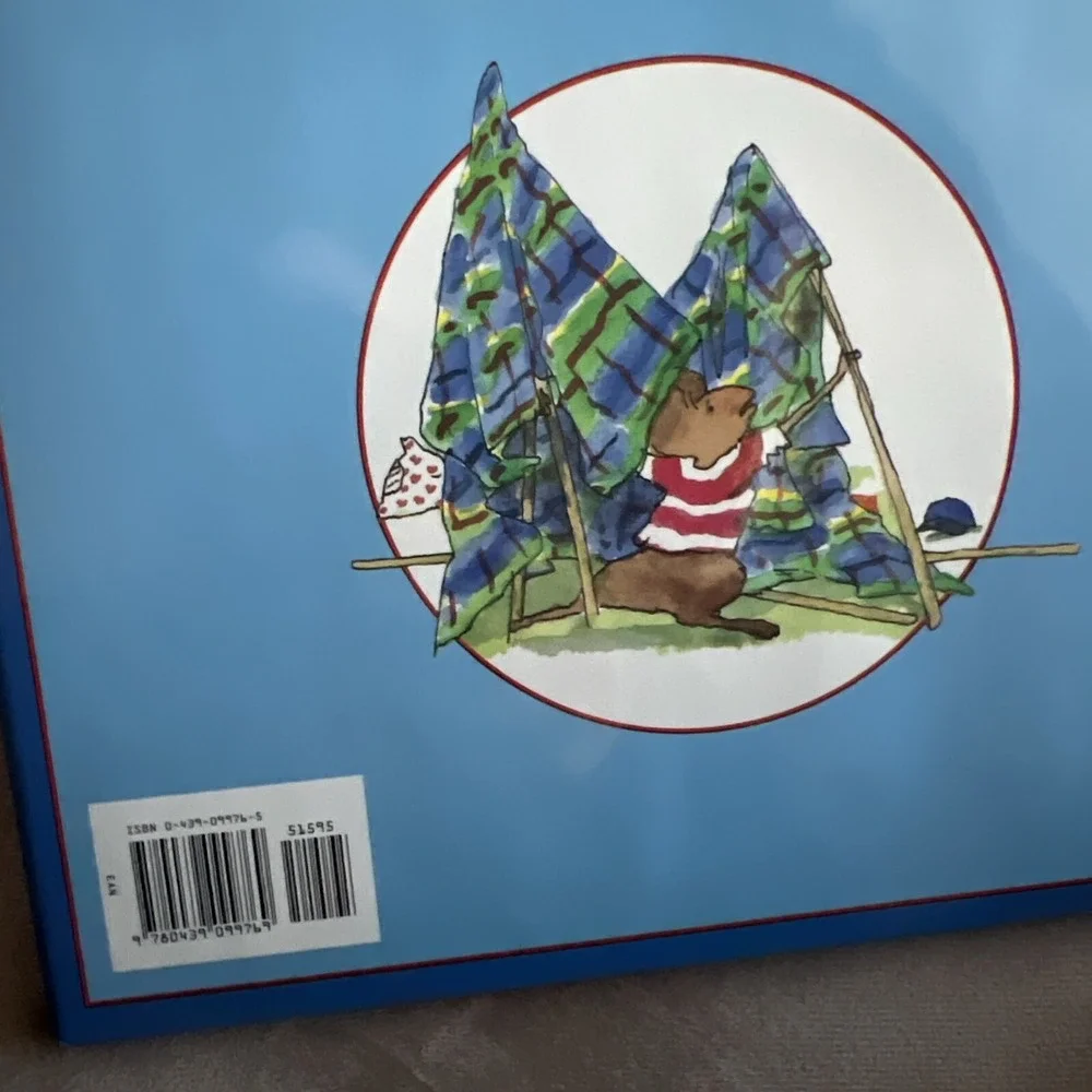 MONK CAMPS OUT By Emily Arnold Mccully - Hardcover‎ **Mint Condition**